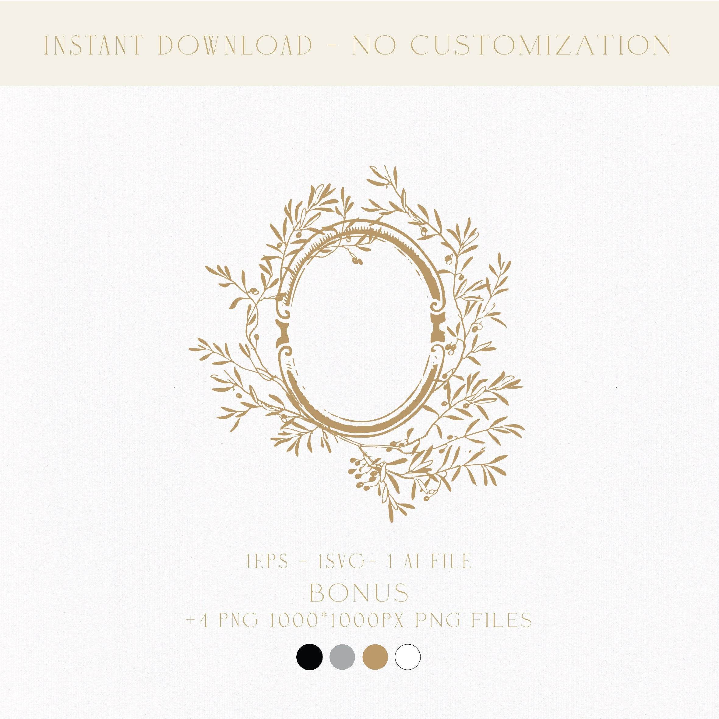 vintage-olive-wedding-crest-svg-digital-download-linvitinstant