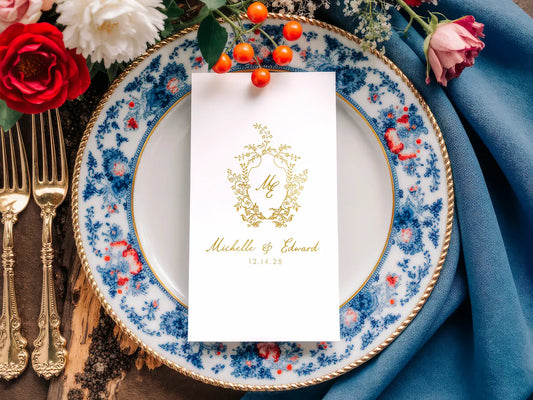 How to Create a Cohesive Wedding Monogram Suite for Invitations, Signage, and Favors