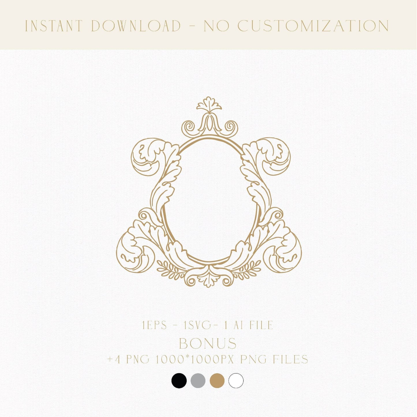 Hand-Drawn Minimalist Wedding Monogram | Unique Logo for Invitations, Favors, Seating Charts & Napkins | Digital Download - LinvitInstant