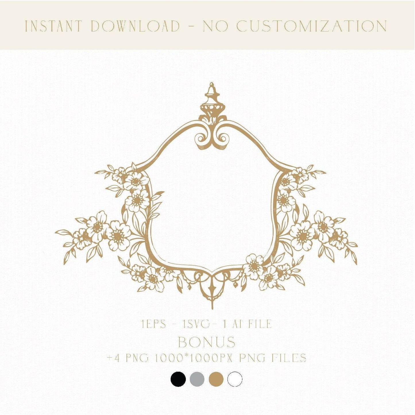 Wedding Logo Digital Download | Monogram SVG for Personalized Stationery, Seating Charts, Candle Gifts & Officiant Presents - LinvitInstant