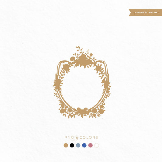 wedding monogram for embossing 