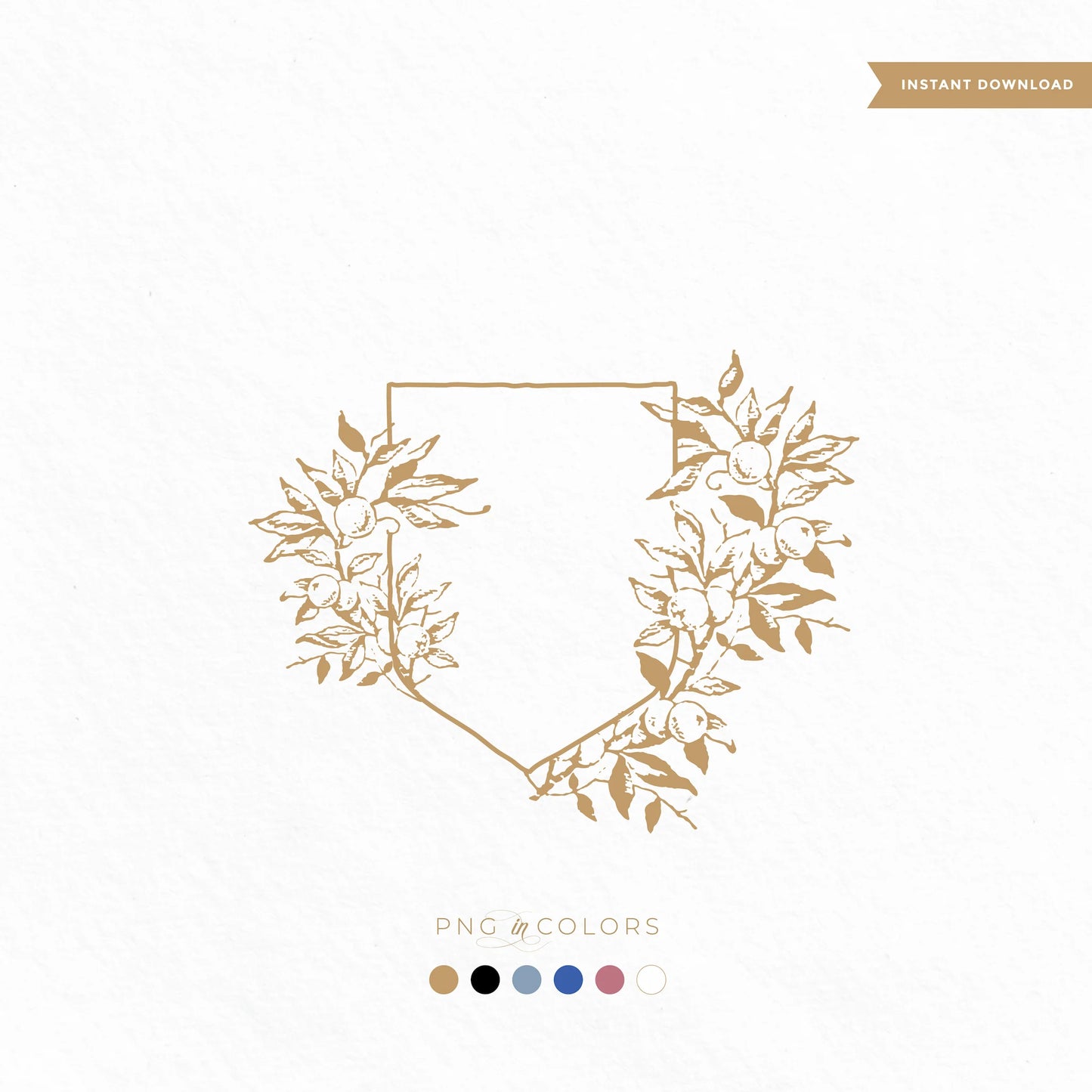 Logotipo Boda Cítricos SVG – LinvitInstant, image size:1445x1445